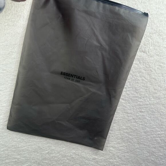 Fear of God Essentials Men's Long Sleeve Tee Brown Size L Crew Neck Oversized - Picture 12 of 13